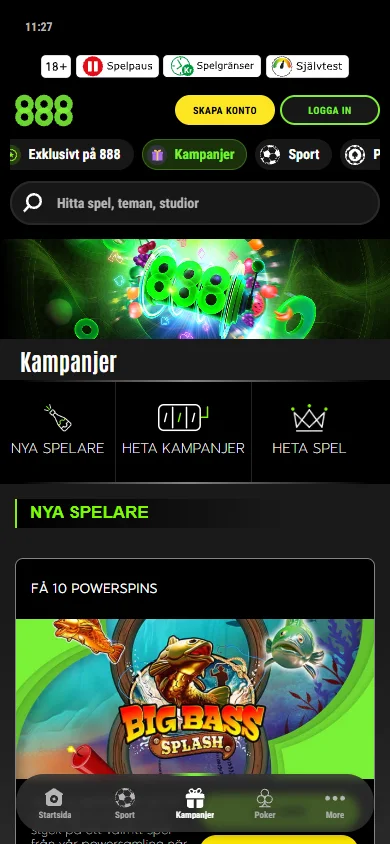 888casino i mobilen - casinobonus och villkor